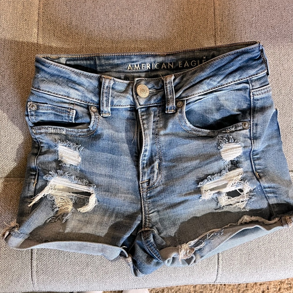 American eagle jean shorts size 2